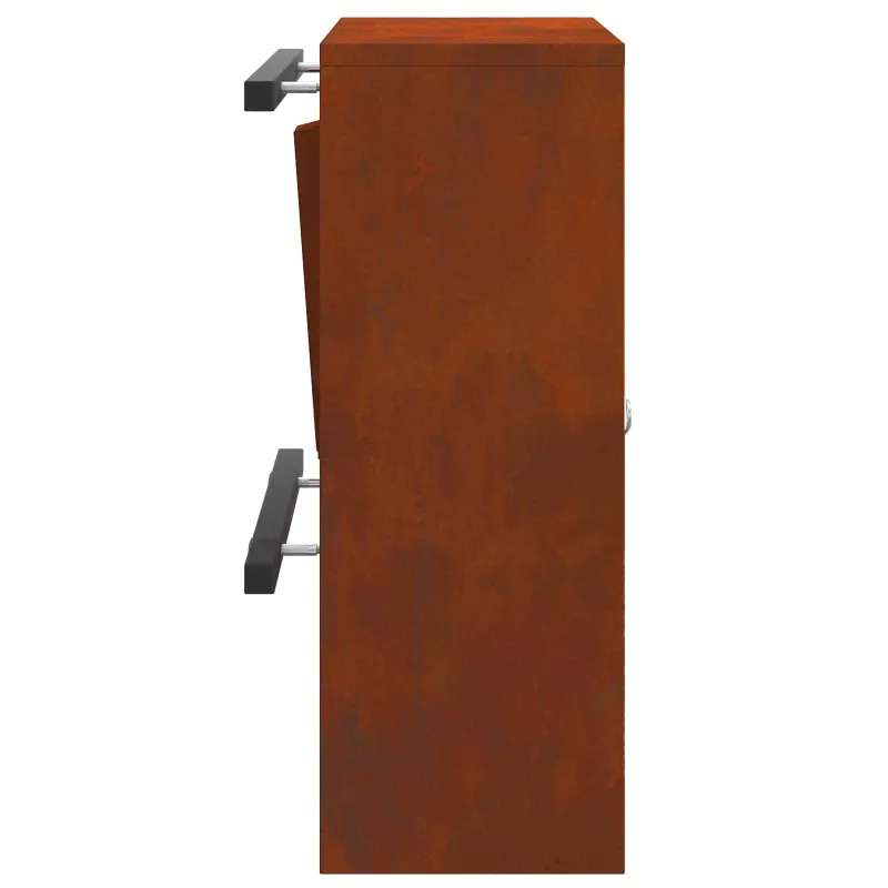 mailbox su saugykla su durimis Rūdijanti 30 x 20 x 55 cm