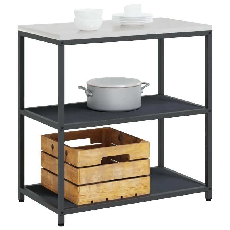 Virtuvės saugojimas HATTEM Antracito 90 x 50 x 92 cm Plienas