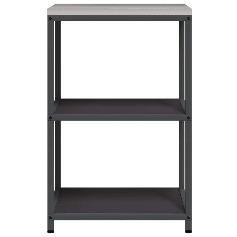 Virtuvės saugojimas HATTEM Juoda 60 x 50 x 92 cm Plienas