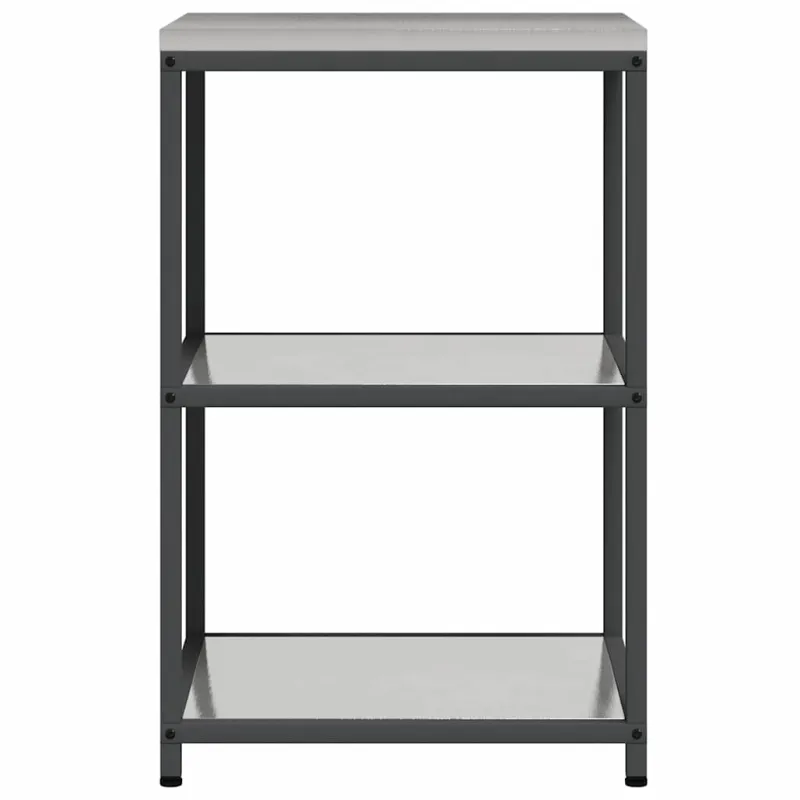 Virtuvės saugojimas HATTEM Sidabrinė 60 x 50 x 92 cm Plienas