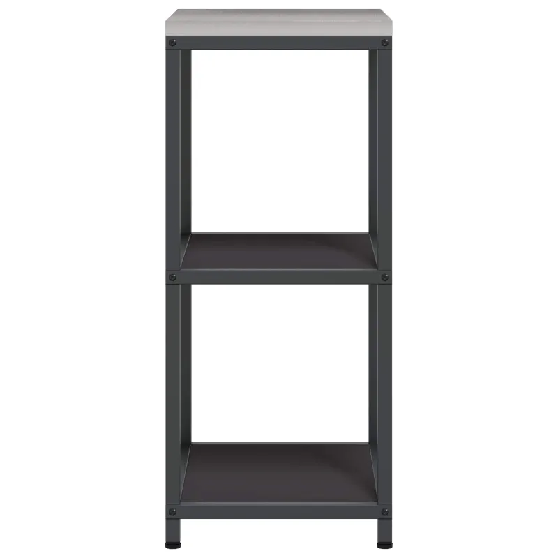 Virtuvės saugojimas HATTEM Juoda 40 x 50 x 92 cm Plienas