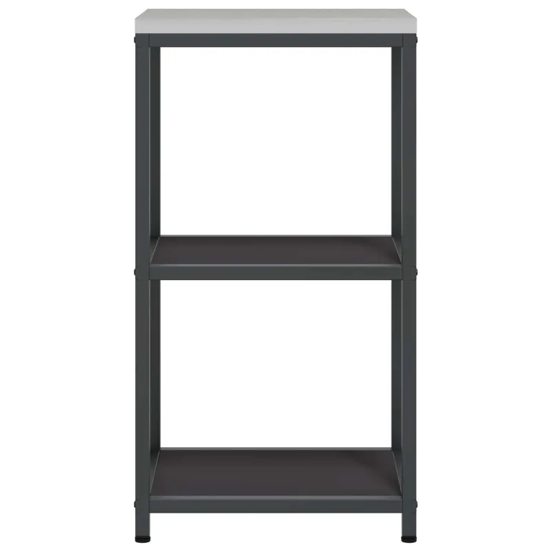 Virtuvės saugojimas HATTEM Juoda 40 x 50 x 92 cm Plienas