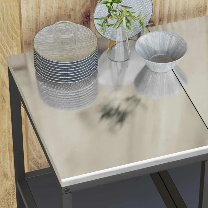 Virtuvės saugojimas HATTEM Antracito 40 x 50 x 92 cm Plienas
