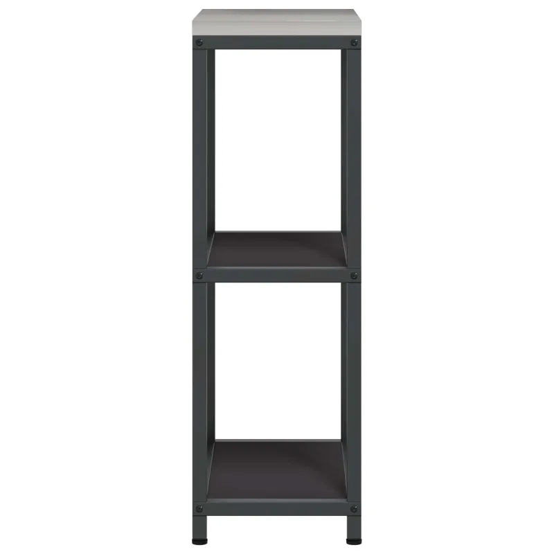 Virtuvės saugojimas HATTEM Juoda 30 x 50 x 92 cm Plienas