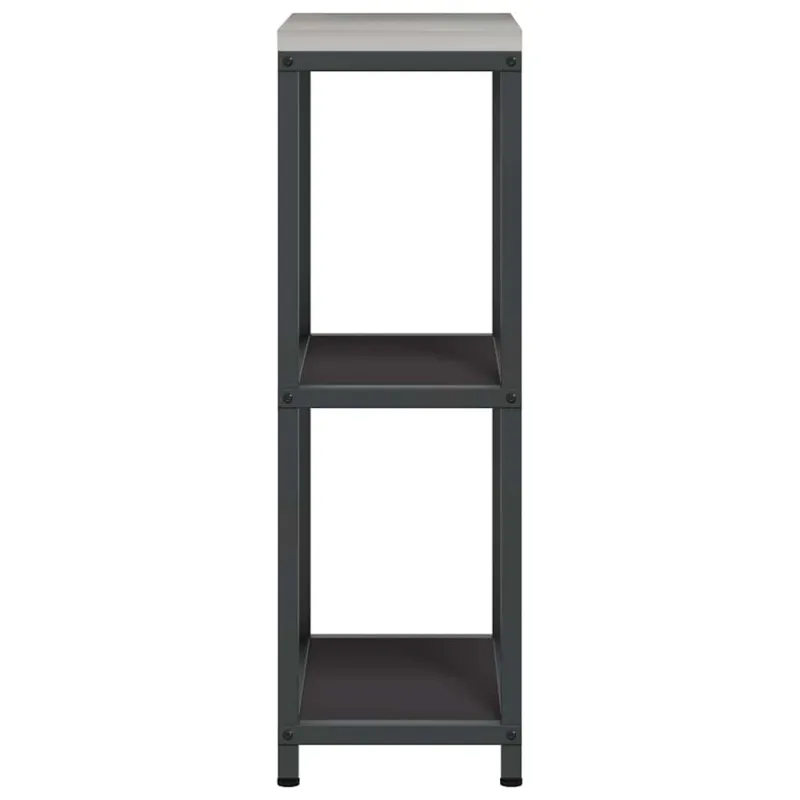 Virtuvės saugojimas HATTEM Juoda 30 x 50 x 92 cm Plienas