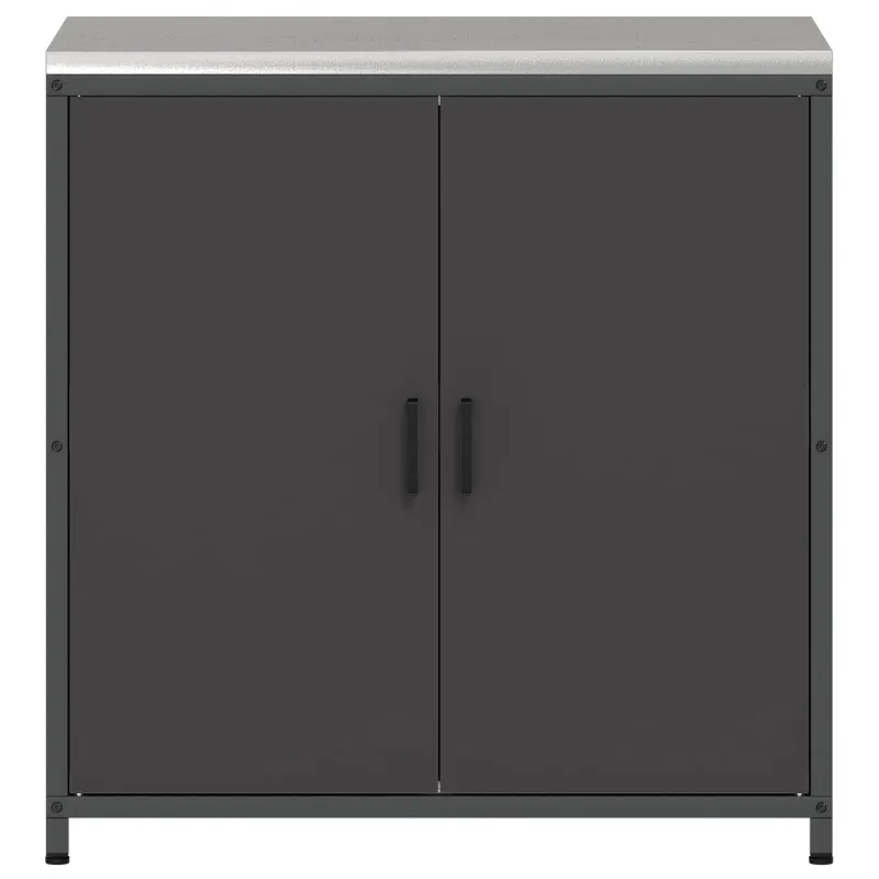 Virtuvės saugojimas HATTEM Juoda 90 x 50 x 92 cm Plienas