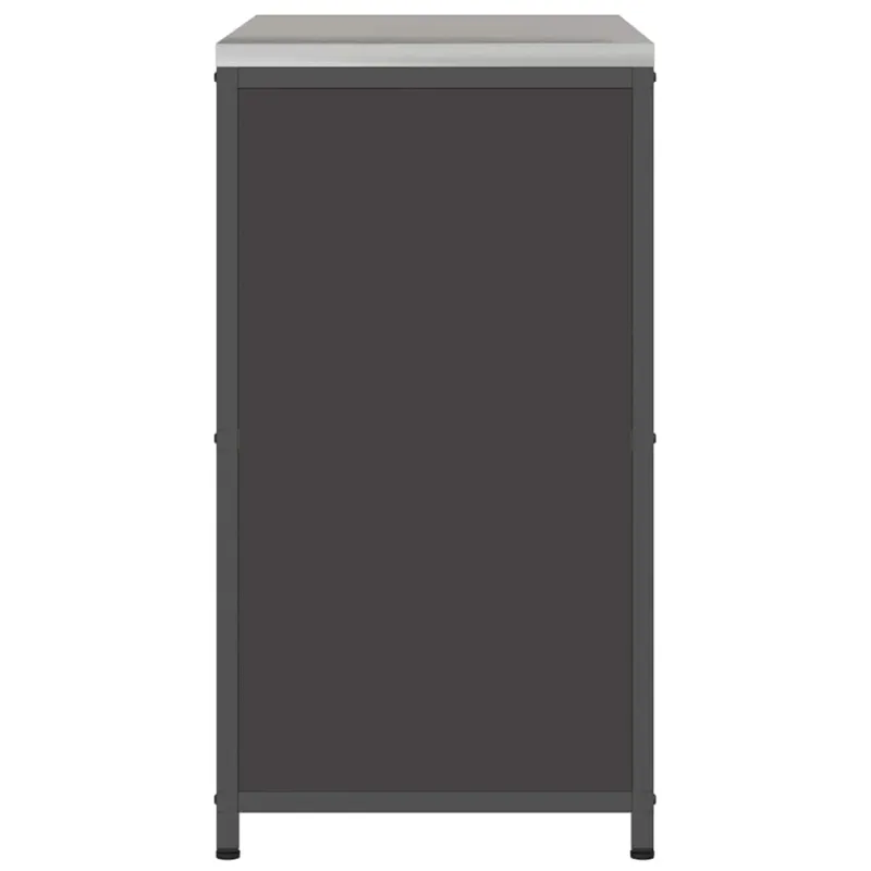 Virtuvės saugojimas HATTEM Juoda 90 x 50 x 92 cm Plienas