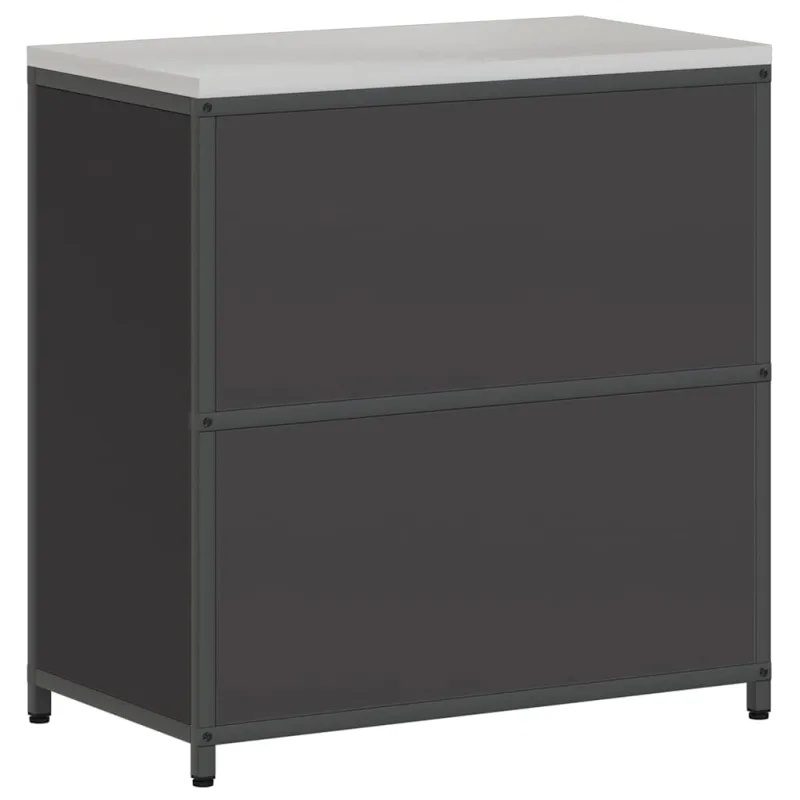 Virtuvės saugojimas HATTEM Juoda 90 x 50 x 92 cm Plienas
