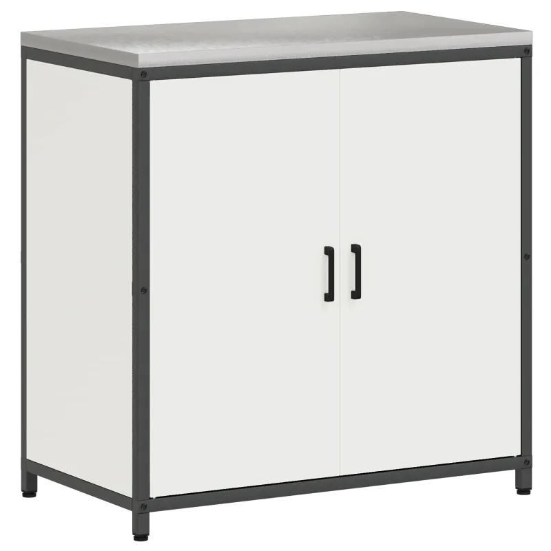 Virtuvės saugojimas HATTEM Balta 90 x 50 x 92 cm Plienas