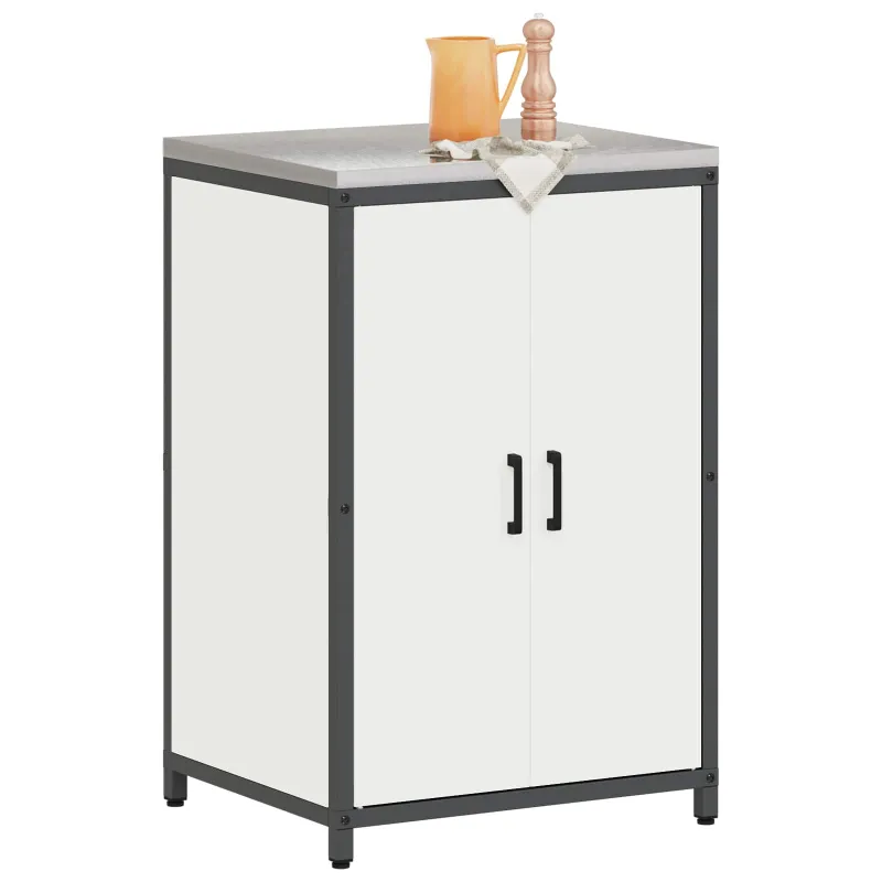 Virtuvės saugojimas HATTEM Balta 60 x 50 x 92 cm Plienas