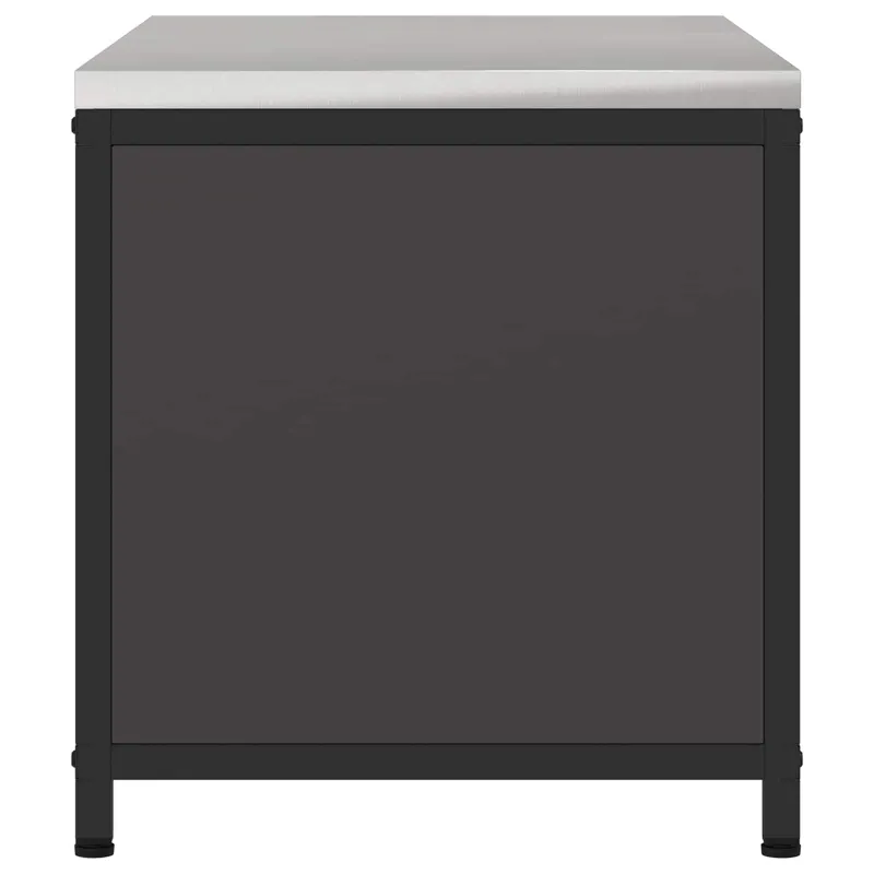 Virtuvės saugojimas HATTEM Juoda 90 x 50 x 53 cm Plienas