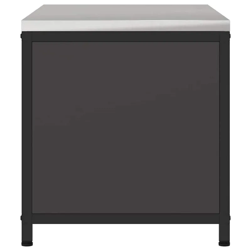 Virtuvės saugojimas HATTEM Juoda 90 x 50 x 53 cm Plienas