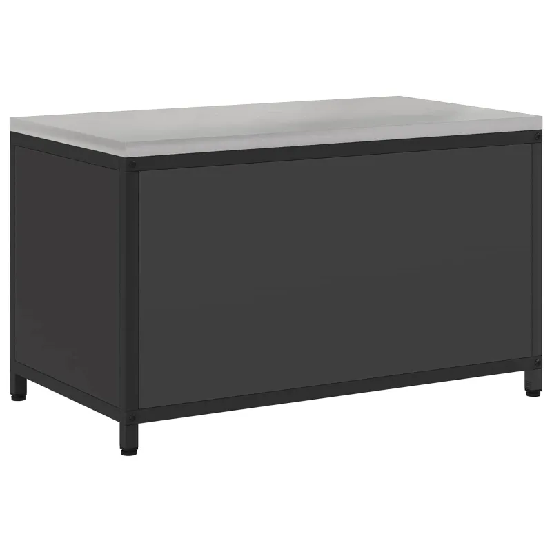 Virtuvės saugojimas HATTEM Juoda 90 x 50 x 53 cm Plienas