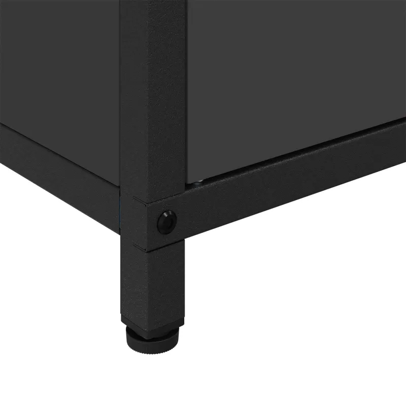 Virtuvės saugojimas HATTEM Juoda 90 x 50 x 53 cm Plienas