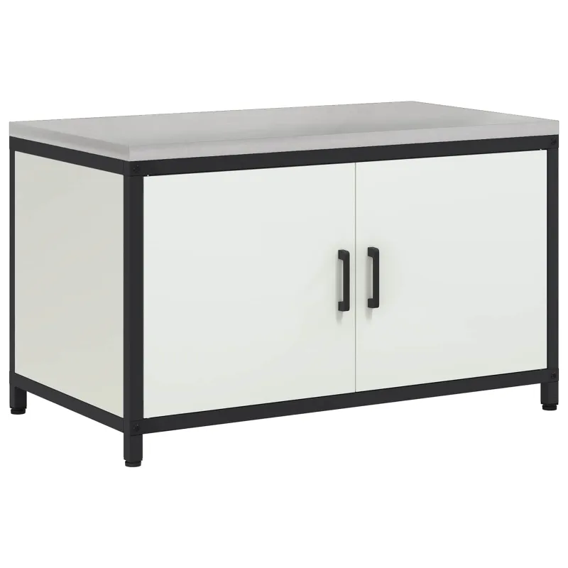 Virtuvės saugojimas HATTEM Balta 90 x 50 x 53 cm Plienas