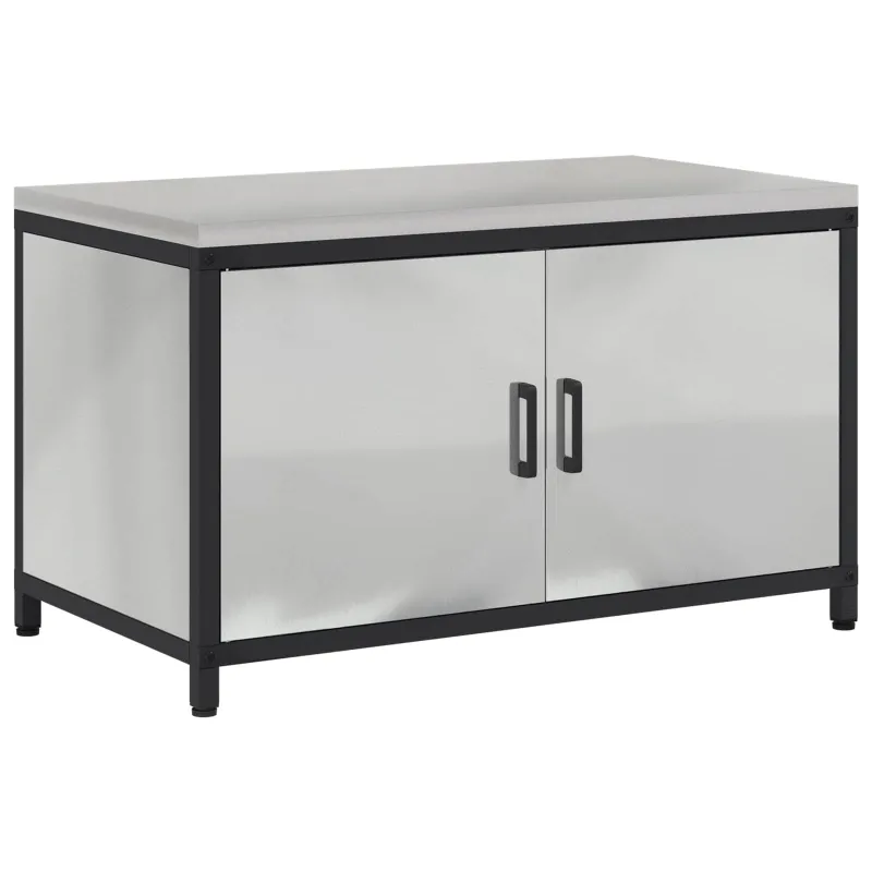 Virtuvės saugojimas HATTEM Sidabrinė 90 x 50 x 53 cm Plienas