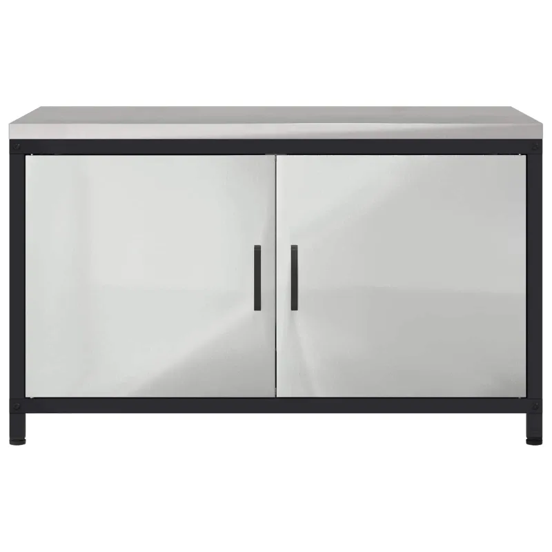 Virtuvės saugojimas HATTEM Sidabrinė 90 x 50 x 53 cm Plienas