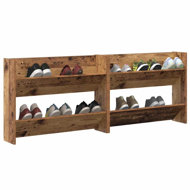 Batu skrynia su lentyna 2 pcs Sena mediena 80 x 18 x 60 cm