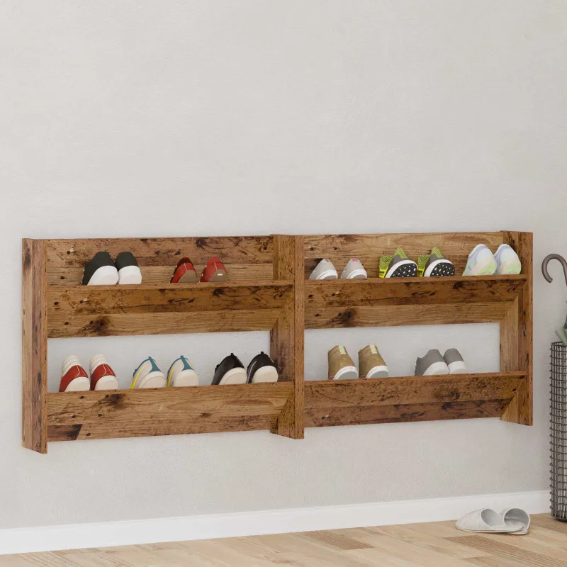 Batu skrynia su lentyna 2 pcs Sena mediena 80 x 18 x 60 cm