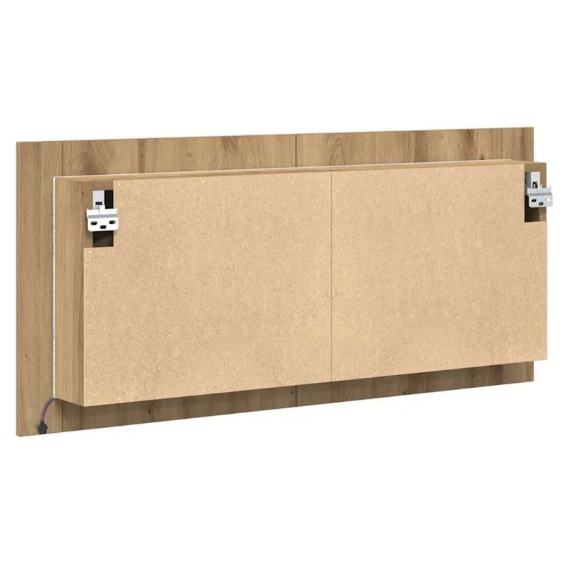 LED veidrodis spintelė Amatininkų ąžuolas 100 x 12 x 45 cm