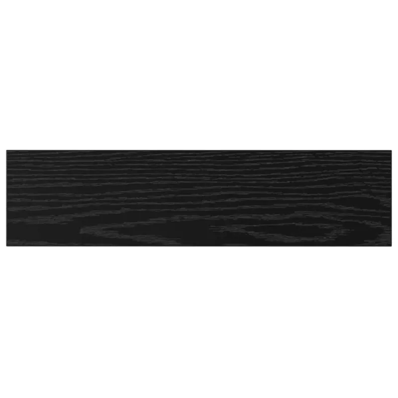 Knygų lentyna 4 pcs Juodas 40 x 10 x 1,5 cm Apdirbta mediena