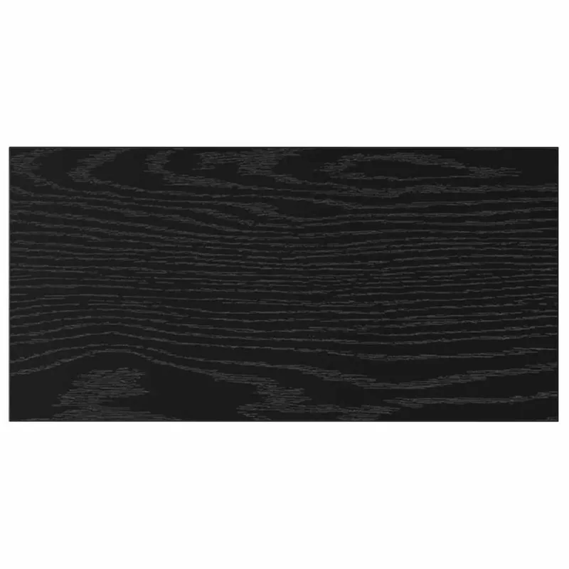 Knygų lentyna 4 pcs Juodas 40 x 20 x 1,5 cm Apdirbta mediena