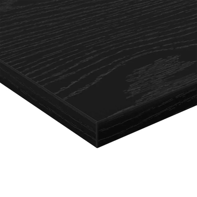 Knygų lentyna 4 pcs Juodas 40 x 20 x 1,5 cm Apdirbta mediena