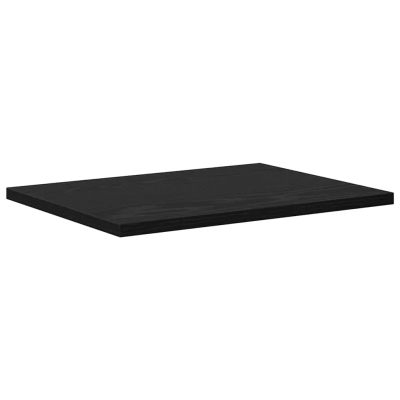 Knygų lentyna 4 pcs Juodas 40 x 30 x 1,5 cm Apdirbta mediena