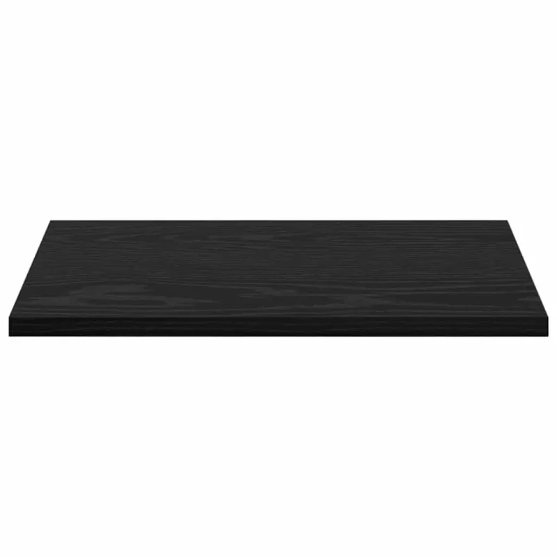 Knygų lentyna 4 pcs Juodas 40 x 30 x 1,5 cm Apdirbta mediena