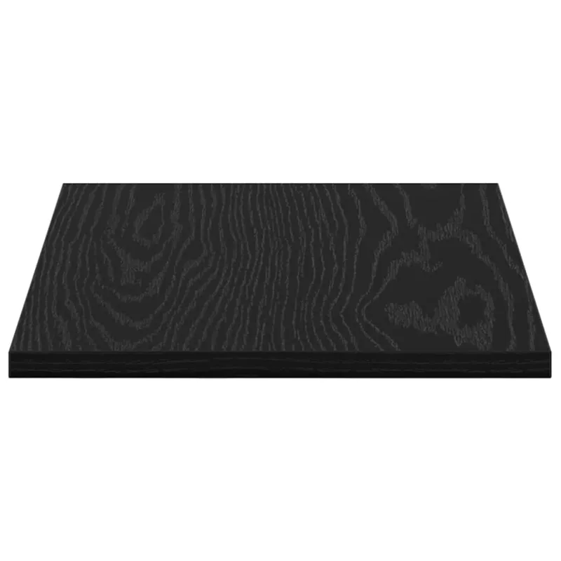 Knygų lentyna 4 pcs Juodas 40 x 30 x 1,5 cm Apdirbta mediena