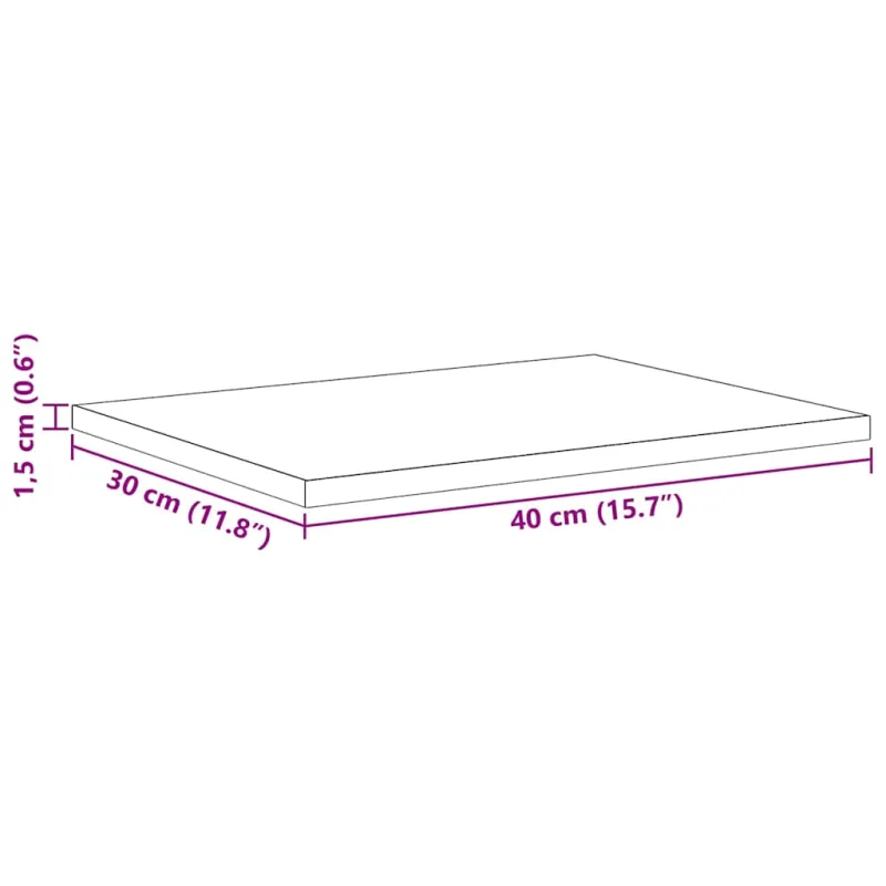 Knygų lentyna 4 pcs Juodas 40 x 30 x 1,5 cm Apdirbta mediena