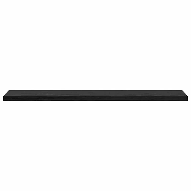Knygų lentyna 4 pcs Juodas 60 x 10 x 1,5 cm Apdirbta mediena