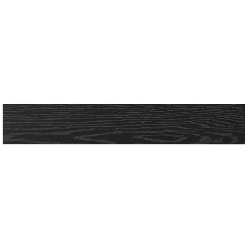 Knygų lentyna 4 pcs Juodas 60 x 10 x 1,5 cm Apdirbta mediena