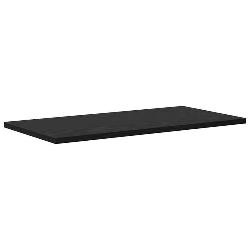 Knygų lentyna 4 pcs Juodas 60 x 30 x 1,5 cm Apdirbta mediena
