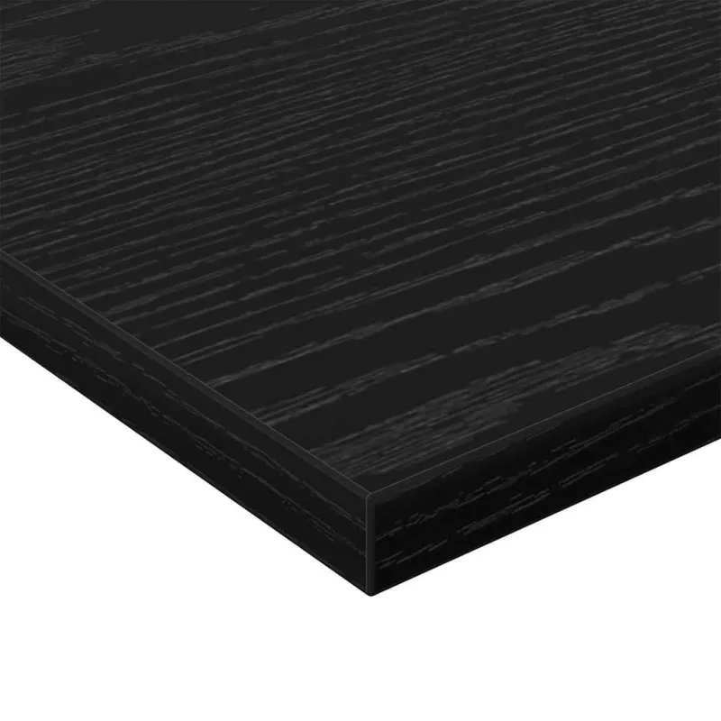 Knygų lentyna 4 pcs Juodas 60 x 30 x 1,5 cm Apdirbta mediena