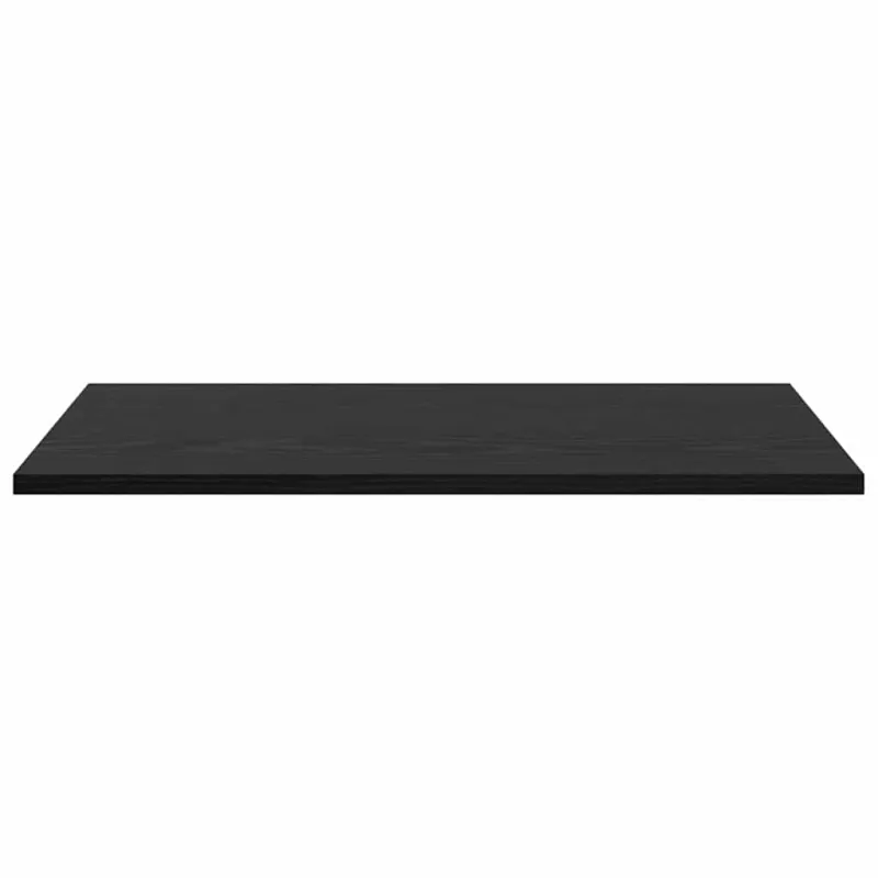 Knygų lentyna 4 pcs Juodas 60 x 40 x 1,5 cm Apdirbta mediena