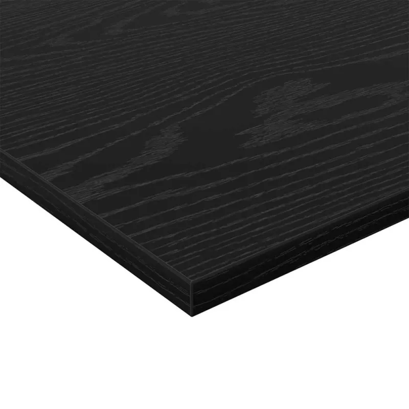 Knygų lentyna 4 pcs Juodas 60 x 40 x 1,5 cm Apdirbta mediena