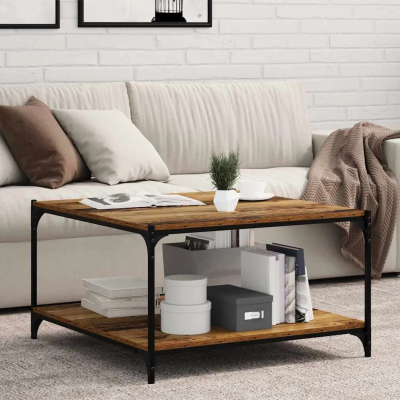 Knygų lentyna 4 pcs Ruda 80 x 40 x 1,5 cm Apdirbta mediena