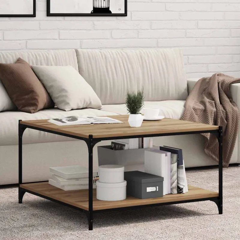 Knygų lentyna 4 pcs Ruda 80 x 40 x 1,5 cm Apdirbta mediena