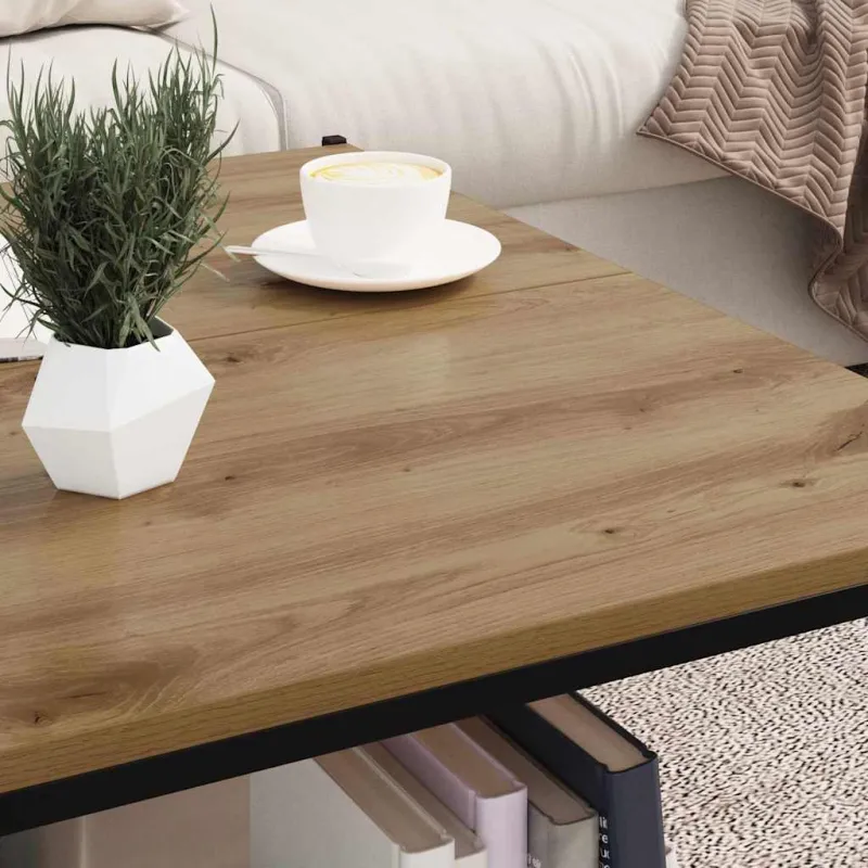 Knygų lentyna 4 pcs Ruda 80 x 40 x 1,5 cm Apdirbta mediena