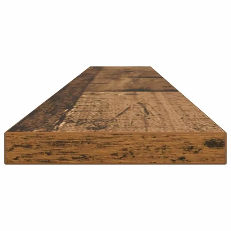 Knygų lentyna 4 pcs Ruda 100 x 10 x 1,5 cm Apdirbta mediena
