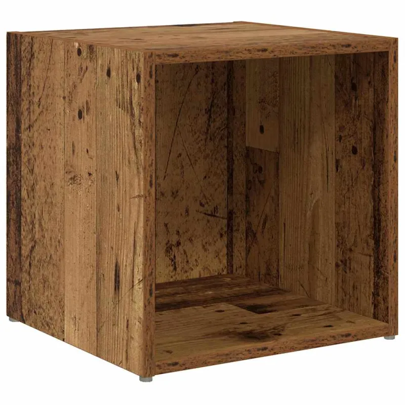 TV spintelių komplektas 2 pcs Senovinis medis 37 x 35 x 37,5 cm