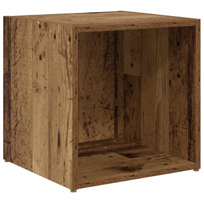 TV spintelių komplektas 4 pcs Senovinis medis 37 x 35 x 37,5 cm