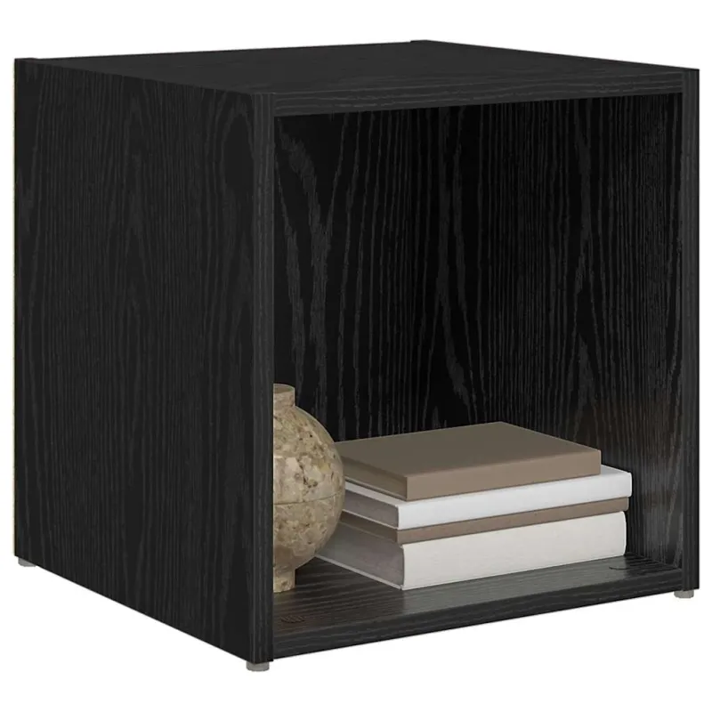 TV spintelių komplektas 2 pcs 37 x 35 x 37,5 cm Juoda