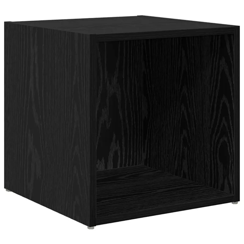 TV spintelių komplektas 2 pcs 37 x 35 x 37,5 cm Juoda