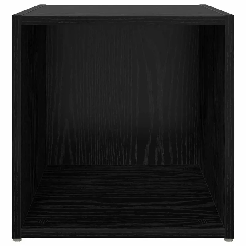 TV spintelių komplektas 2 pcs 37 x 35 x 37,5 cm Juoda