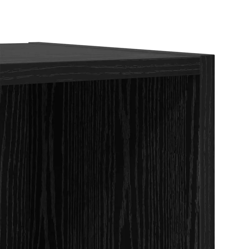 TV spintelių komplektas 2 pcs 37 x 35 x 37,5 cm Juoda