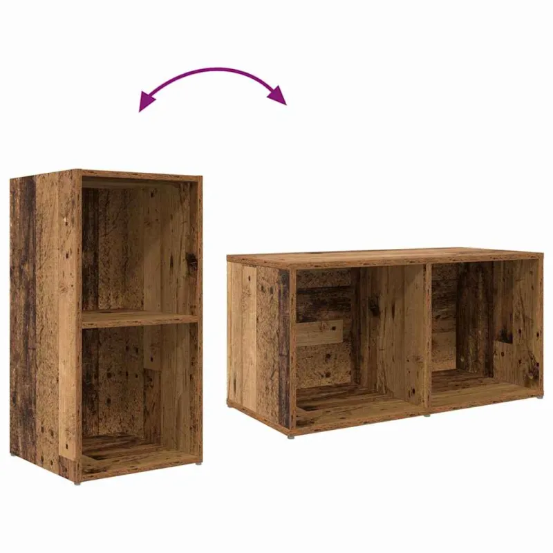 TV spintelių komplektas Ruda 72 x 35 x 37 cm Apdirbta mediena