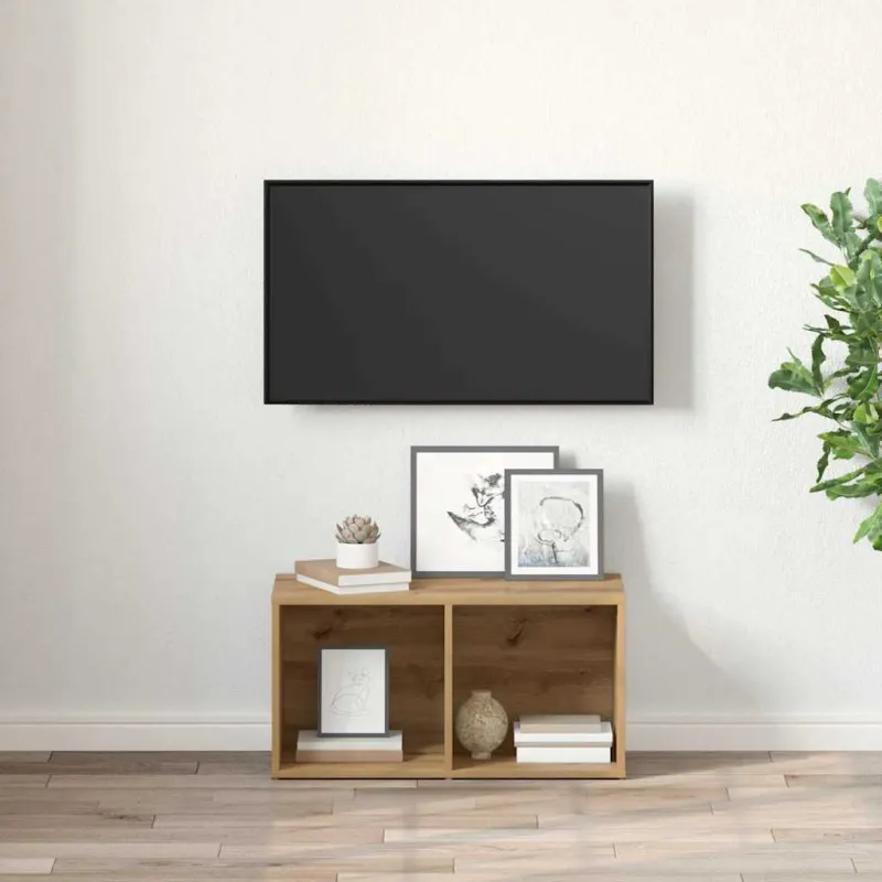 TV spintelių komplektas Ruda 72 x 35 x 37 cm Apdirbta mediena