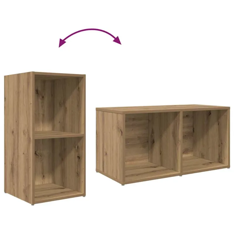 TV spintelių komplektas Ruda 72 x 35 x 37 cm Apdirbta mediena